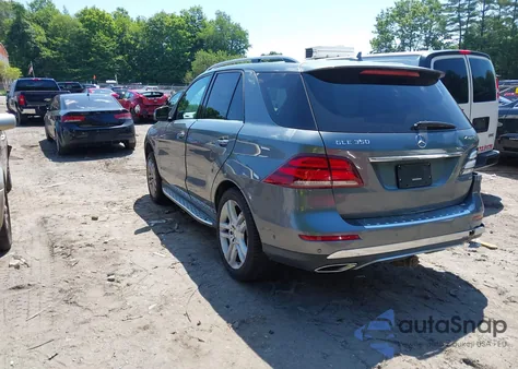 2017 Mercedes-Benz Gle 350 4Matic z USA, uszkodzony, nr VIN 4JGDA5HB1HA821854